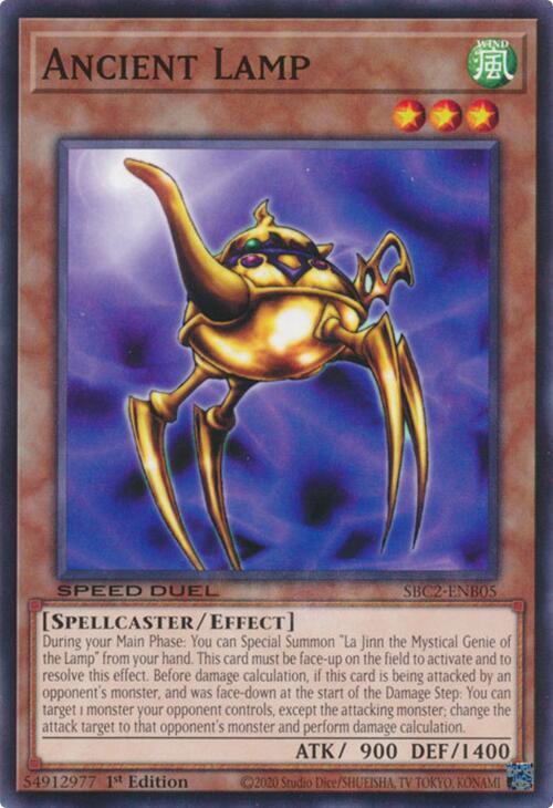 Ancient Lamp SBC2-ENB05 card from Speed Duel: Battle City Finals