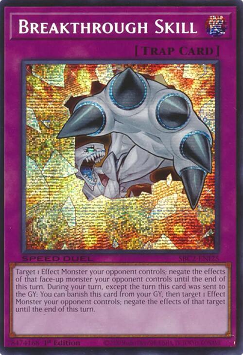 Breakthrough Skill (PSR) SBC2-ENI25 card from Speed Duel: Battle City Finals