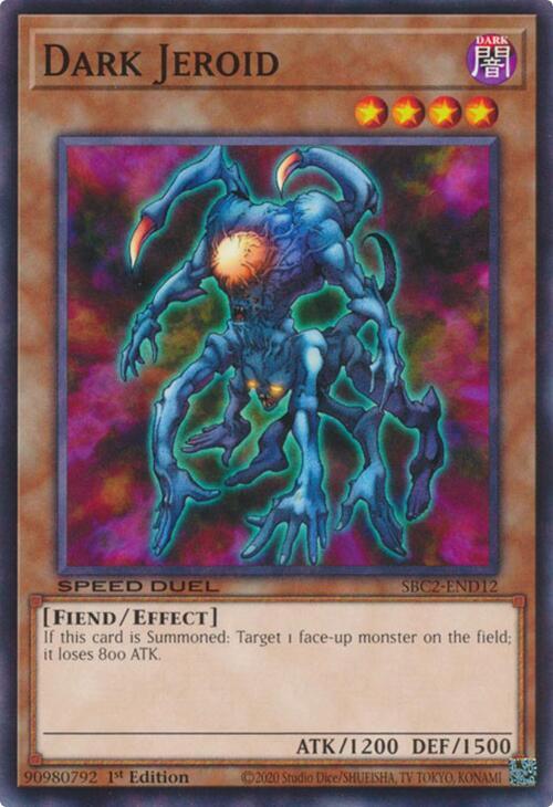Dark Jeroid SBC2-END12 card from Speed Duel: Battle City Finals