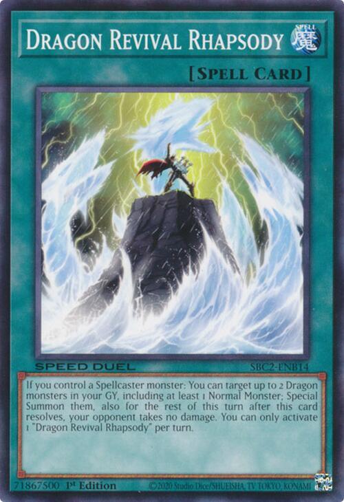 Dragon Revival Rhapsody SBC2-ENB14 card from Speed Duel: Battle City Finals