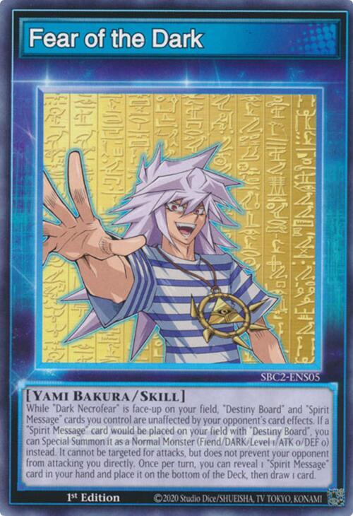 Fear of the Dark SBC2-ENS05 card from Speed Duel: Battle City Finals