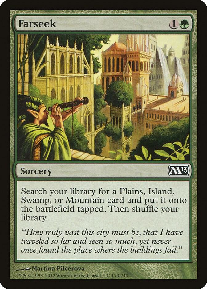 Farseek 170 card from Magic 2013 (M13)