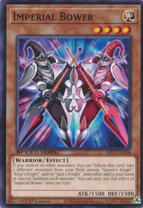 Imperial Bower SBC2-ENA06 card from Speed Duel: Battle City Finals