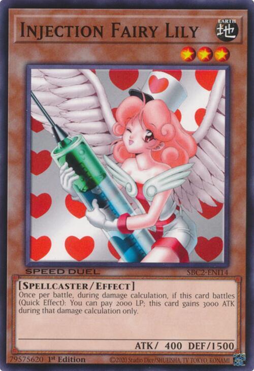Injection Fairy Lily SBC2-ENI14 card from Speed Duel: Battle City Finals