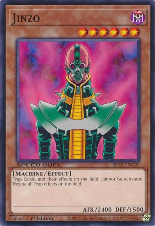 Jinzo SBC2-ENC03 card from Speed Duel: Battle City Finals
