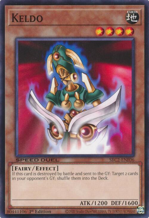 Keldo SBC2-ENF06 card from Speed Duel: Battle City Finals