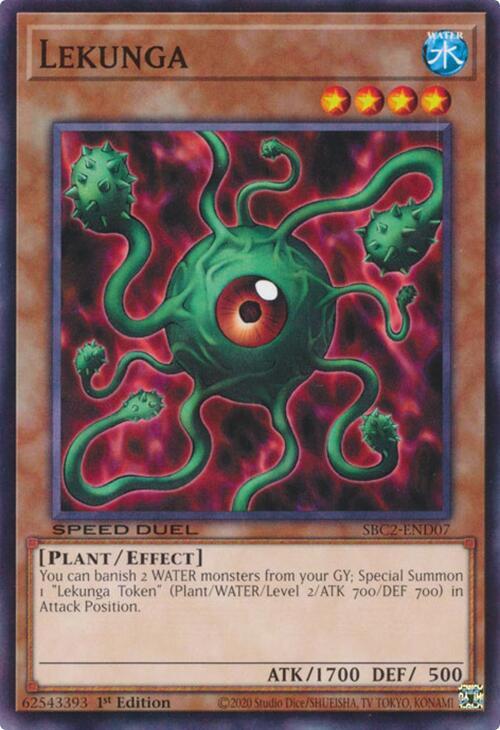 Lekunga SBC2-END07 card from Speed Duel: Battle City Finals