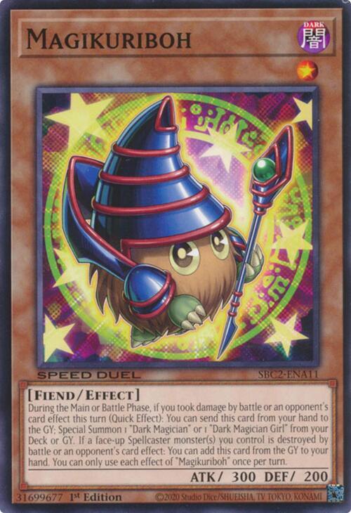 Magikuriboh SBC2-ENA11 card from Speed Duel: Battle City Finals