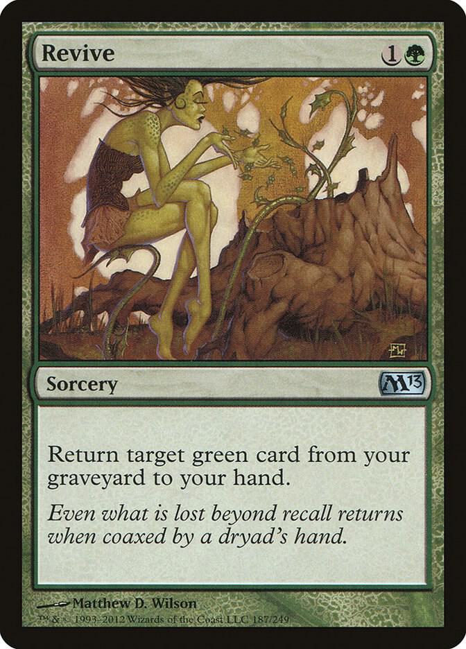 Revive 187 card from Magic 2013 (M13)
