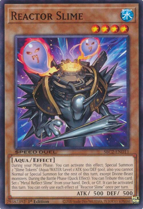 Reactor Slime SBC2-END11 card from Speed Duel: Battle City Finals