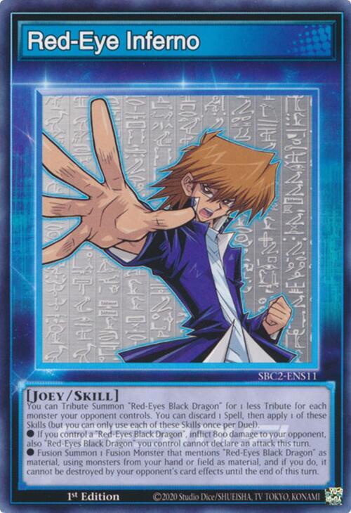 Red-Eye Inferno SBC2-ENS11 card from Speed Duel: Battle City Finals