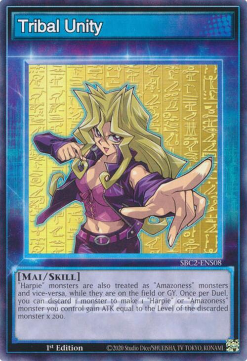 Tribal Unity SBC2-ENS08 card from Speed Duel: Battle City Finals