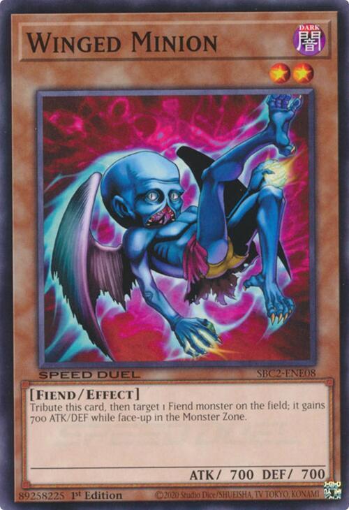 Winged Minion SBC2-ENE08 card from Speed Duel: Battle City Finals