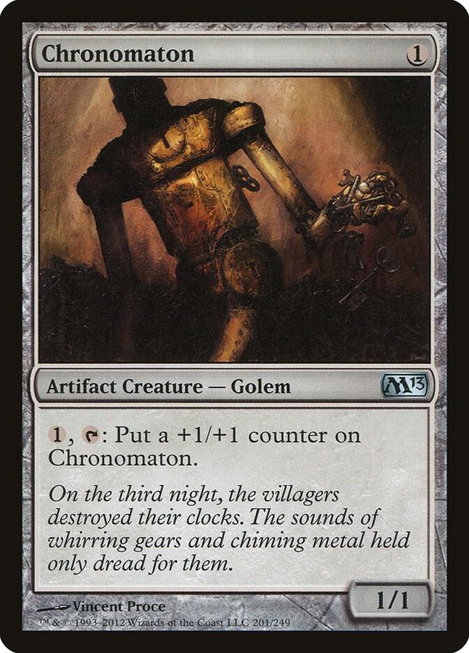 Chronomaton 201 card from Magic 2013 (M13)