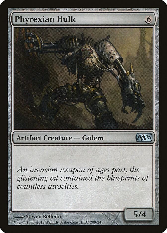 Phyrexian Hulk 209 card from Magic 2013 (M13)