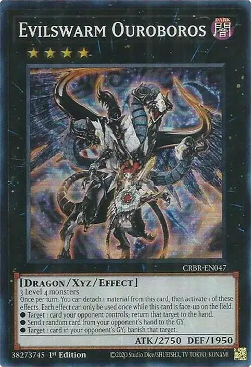 Evilswarm Ouroboros (SR) CRBR-EN047 card from Crossover Breakers