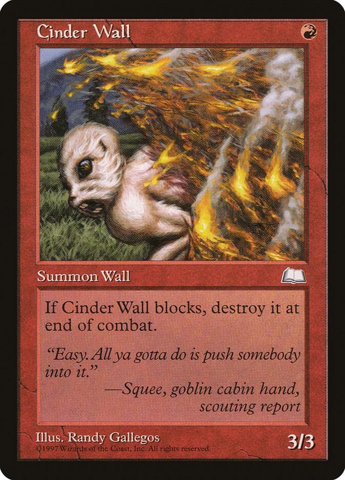Cinder Wall card from Weatherlight