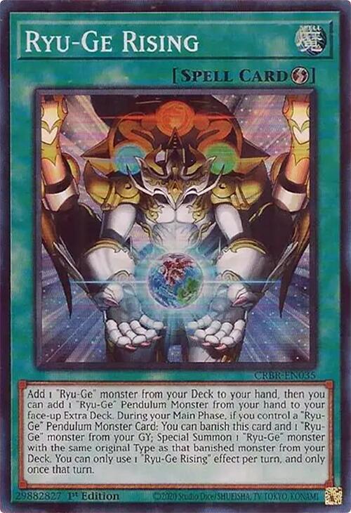 Ryu-Ge Rising (SR) CRBR-EN035 card from Crossover Breakers