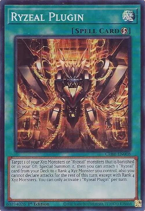 Ryzeal Plugin (SR) CRBR-EN008 card from Crossover Breakers