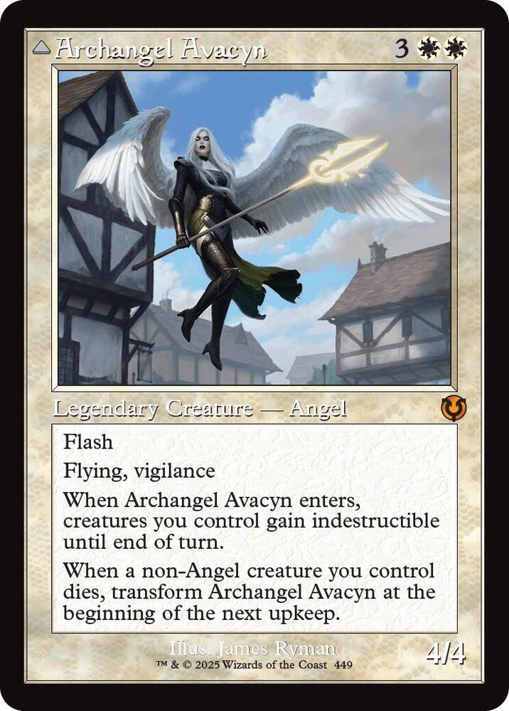 Archangel Avacyn (Retro Frame) 449 card from Innistrad Remastered