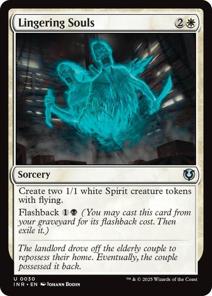 Lingering Souls 30 card from Innistrad Remastered