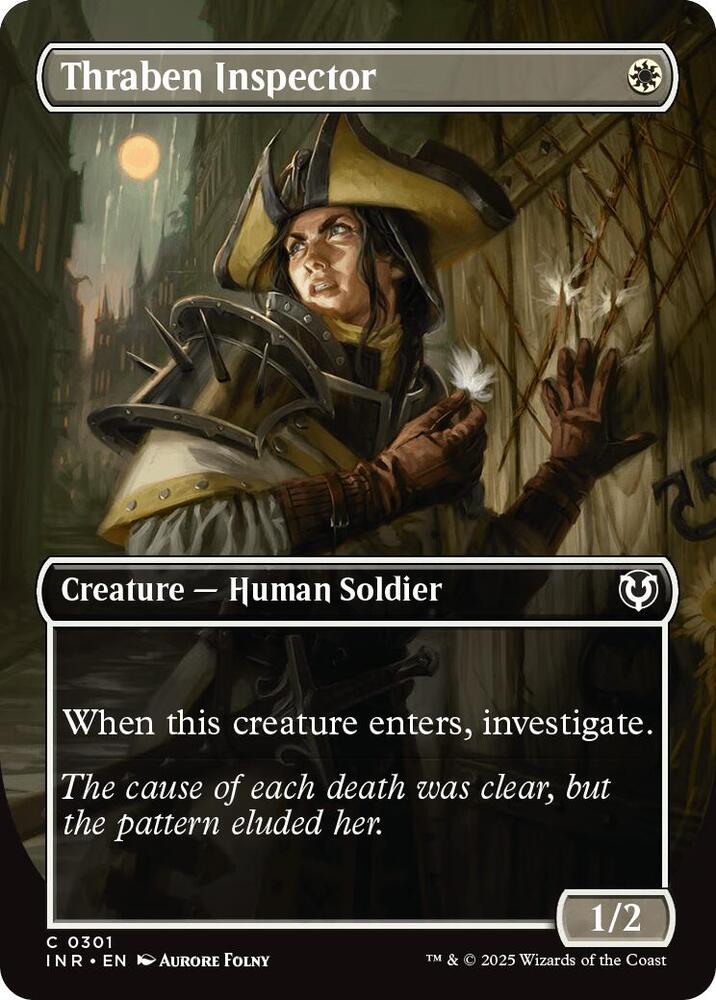 Thraben Inspector (Borderless) 301 card from Innistrad Remastered