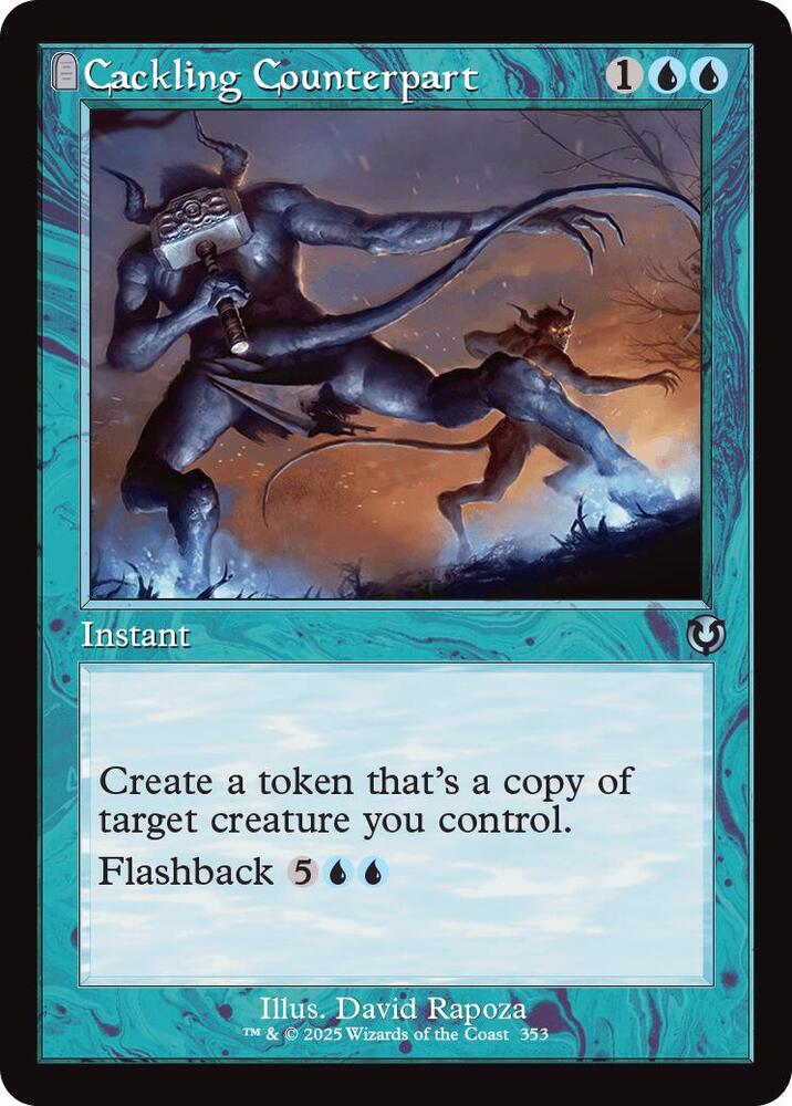 Cackling Counterpart (Retro Frame) 353 card from Innistrad Remastered