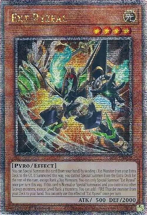 Ext Ryzeal (Quarter Century Secret Rare) CRBR-EN004 card from Crossover Breakers