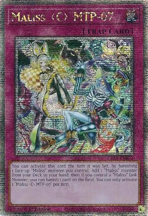 Maliss C MTP-07 (Quarter Century Secret Rare) CRBR-EN022 card from Crossover Breakers