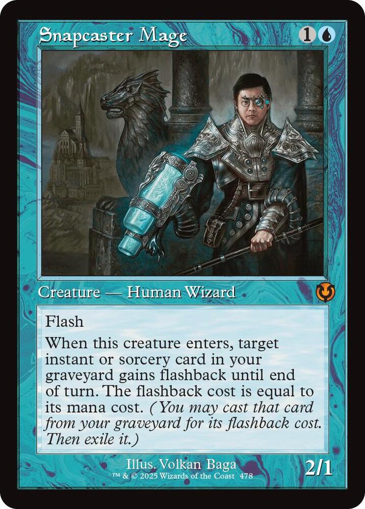 Snapcaster Mage (Retro Frame) 478 card from Innistrad Remastered