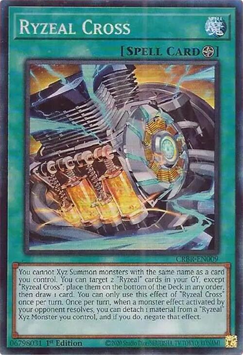 Ryzeal Cross (CR) CRBR-EN009 card from Crossover Breakers