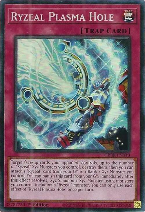 Ryzeal Plasma Hole (CR) CRBR-EN010 card from Crossover Breakers