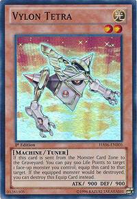 Vylon Tetra HA06-EN005 card from Hidden Arsenal 6: Omega Xyz