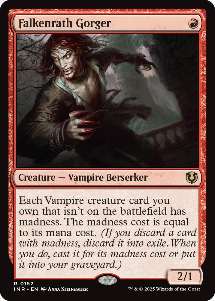 Falkenrath Gorger 152 card from Innistrad Remastered