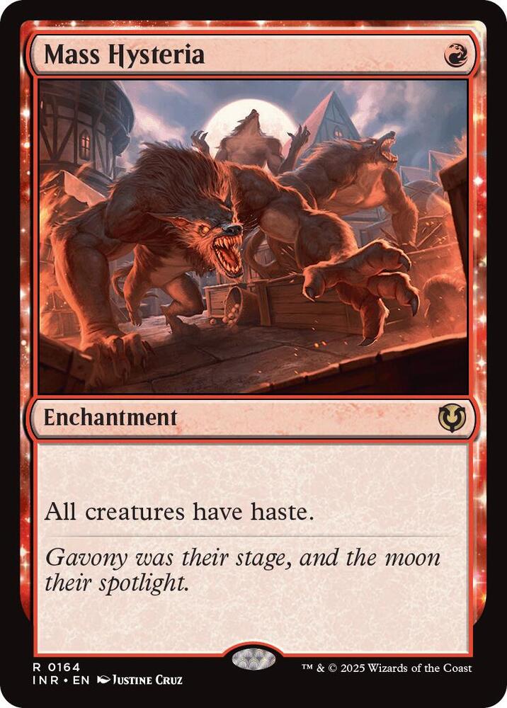 Mass Hysteria 164 card from Innistrad Remastered