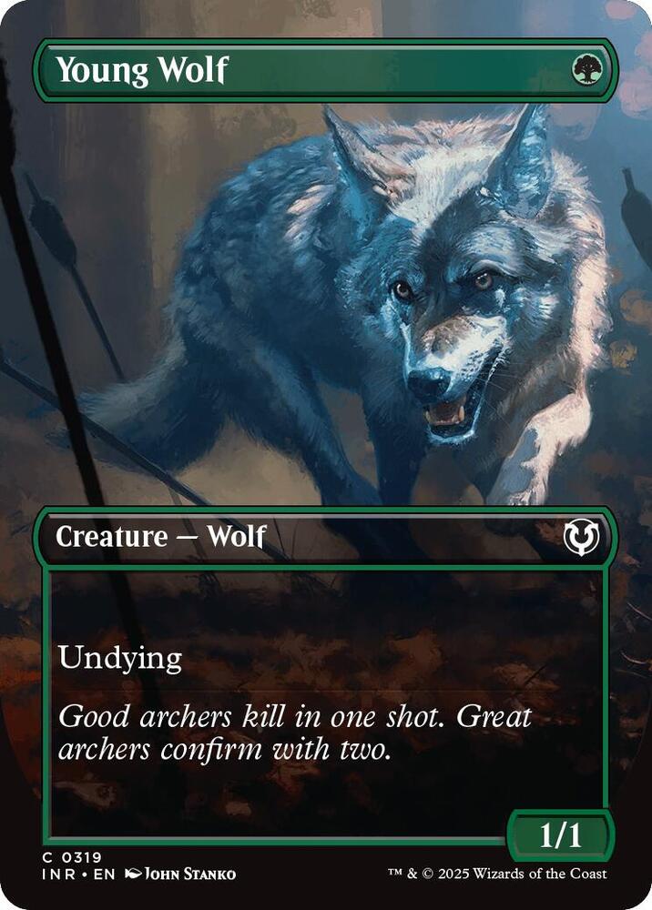 Young Wolf (Borderless) 319 card from Innistrad Remastered