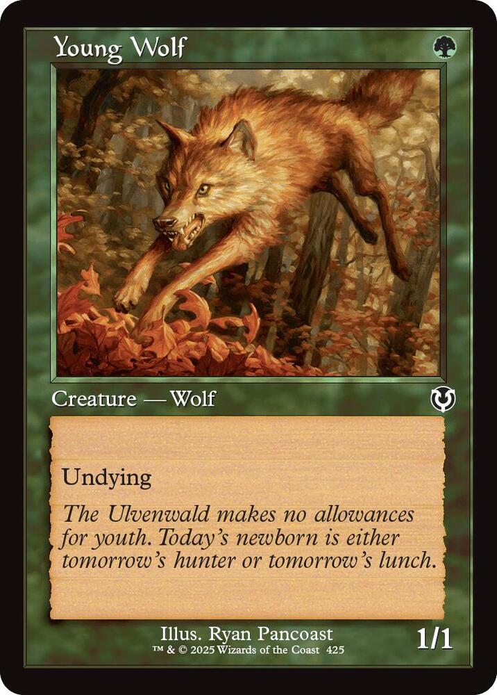 Young Wolf (Retro Frame) 425 card from Innistrad Remastered