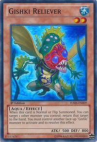 Gishki Reliever HA06-EN009 card from Hidden Arsenal 6: Omega Xyz