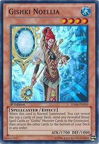 Gishki Noellia HA06-EN010 card from Hidden Arsenal 6: Omega Xyz