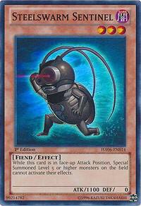 Steelswarm Sentinel HA06-EN014 card from Hidden Arsenal 6: Omega Xyz