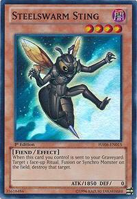 Steelswarm Sting HA06-EN015 card from Hidden Arsenal 6: Omega Xyz