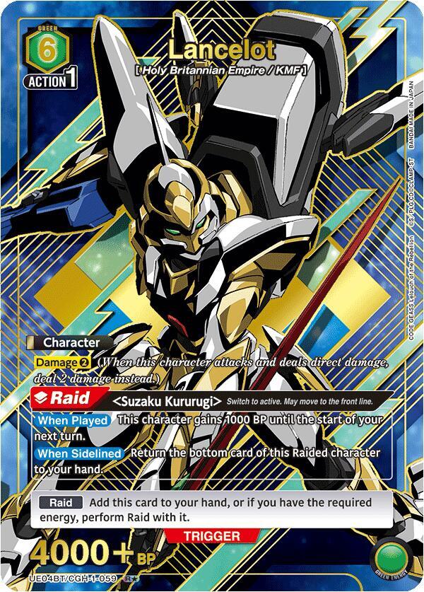 Lancelot (R*) UE04BT/CGH-1-059 card from UE04BT: CODE GEASS: Lelouch of the Rebellion