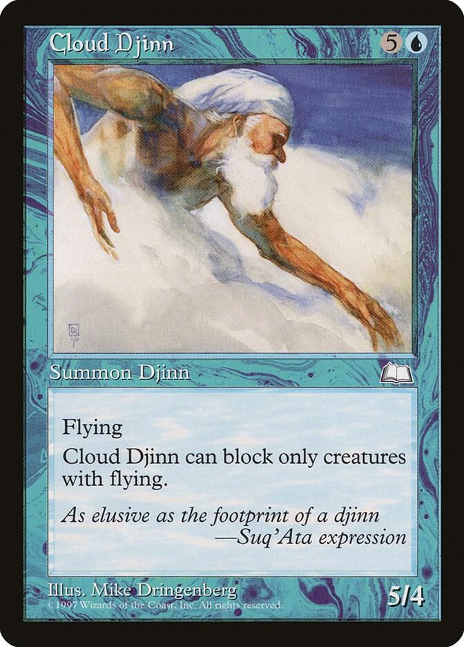Cloud Djinn card from Weatherlight