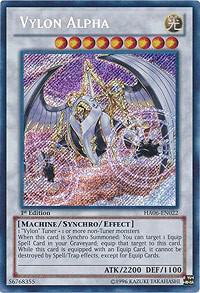 Vylon Alpha HA06-EN022 card from Hidden Arsenal 6: Omega Xyz