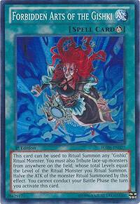 Forbidden Arts of the Gishki HA06-EN027 card from Hidden Arsenal 6: Omega Xyz