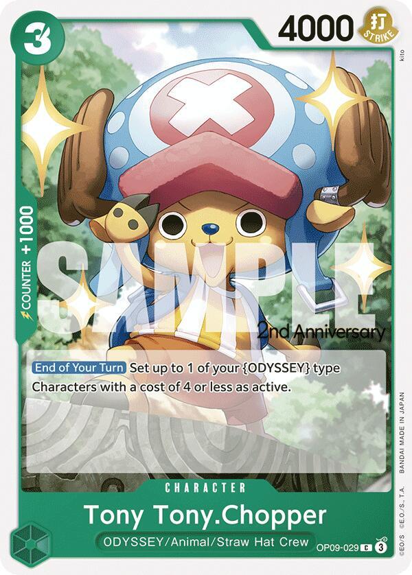 Tony Tony.Chopper OP09-029 card from Emperors in the New World: 2nd Anniversary Tournament Cards
