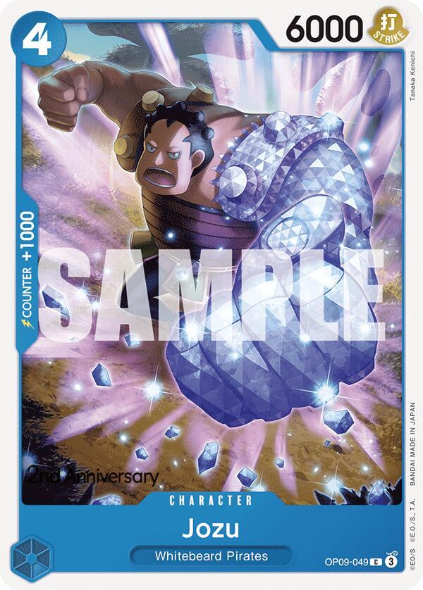 Jozu OP09-049 card from Emperors in the New World: 2nd Anniversary Tournament Cards