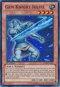 Gem-Knight Iolite HA06-EN032 card from Hidden Arsenal 6: Omega Xyz