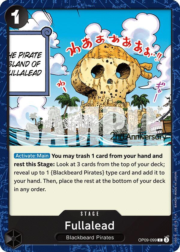 Fullalead OP09-099 card from Emperors in the New World: 2nd Anniversary Tournament Cards