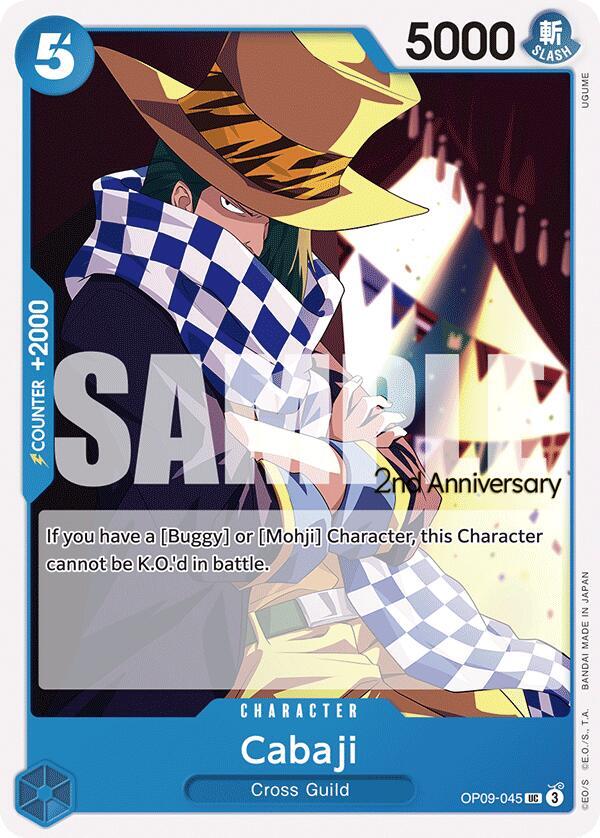Cabaji OP09-045 card from Emperors in the New World: 2nd Anniversary Tournament Cards